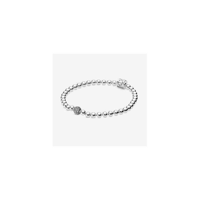 Pandora Bracciale Sfere Luminose e Pavè Purely