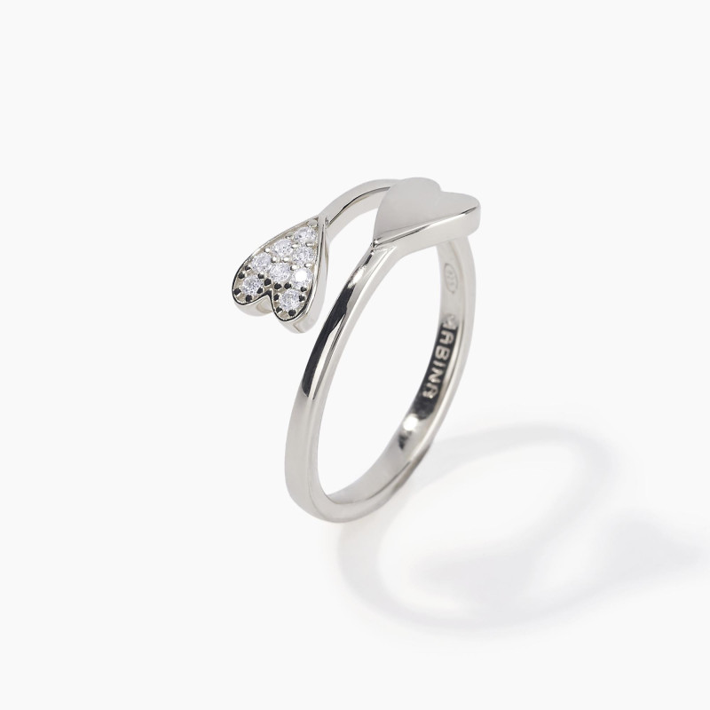 Mabina - Anello Cuori Capricciosi