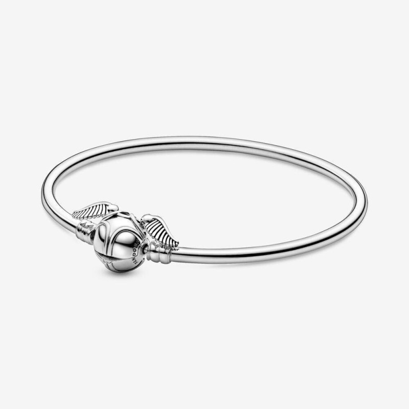 Pandora Moments Harry Potter, bracciale rigido con chiusura Boccino d’Oro